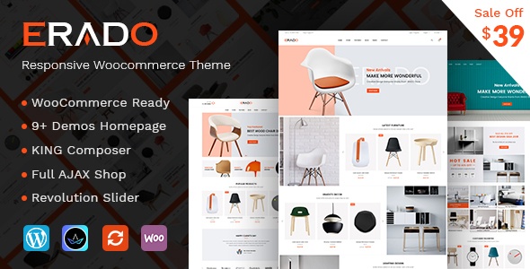 Erado v1.7 - eCommerce WordPress Theme