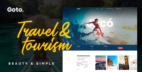 Goto v2.5 - Tour & Travel WordPress Theme