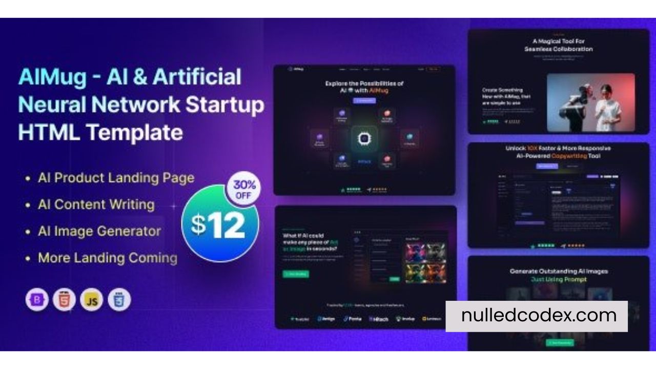 AIMug - AI & Artificial Neural Network Startup Template