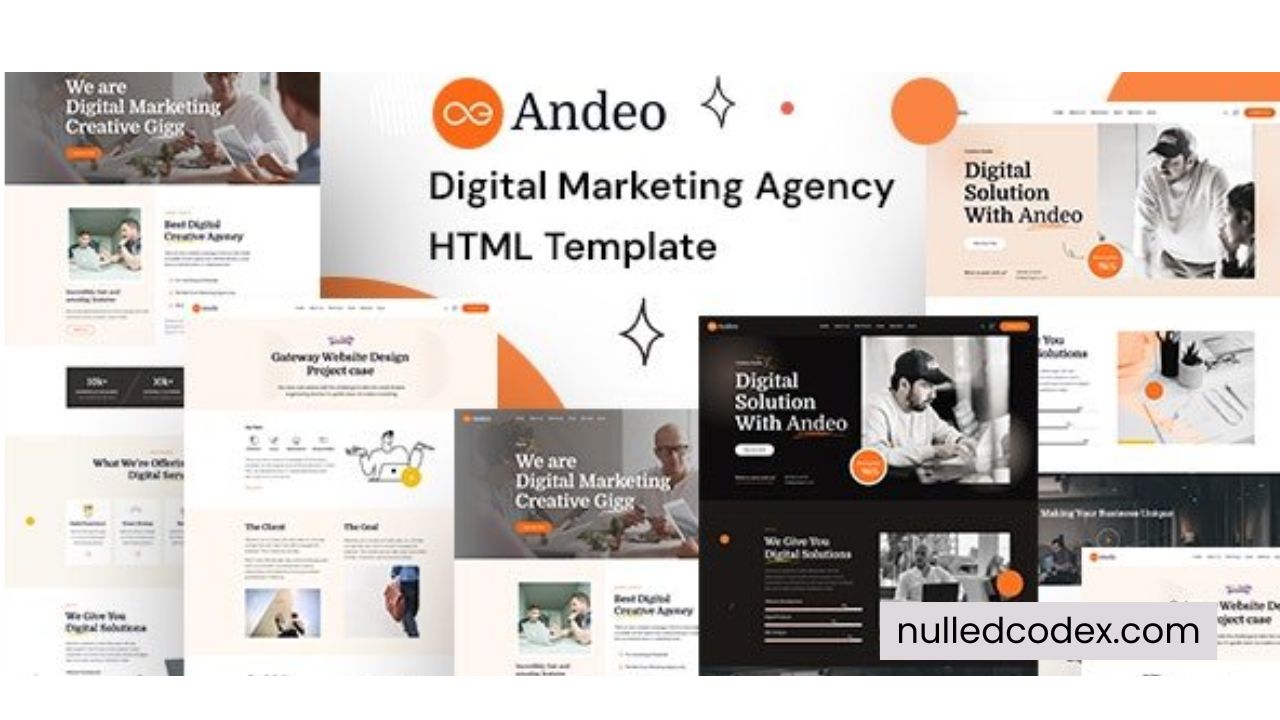 Andeo - Digital Marketing Agency HTML Template