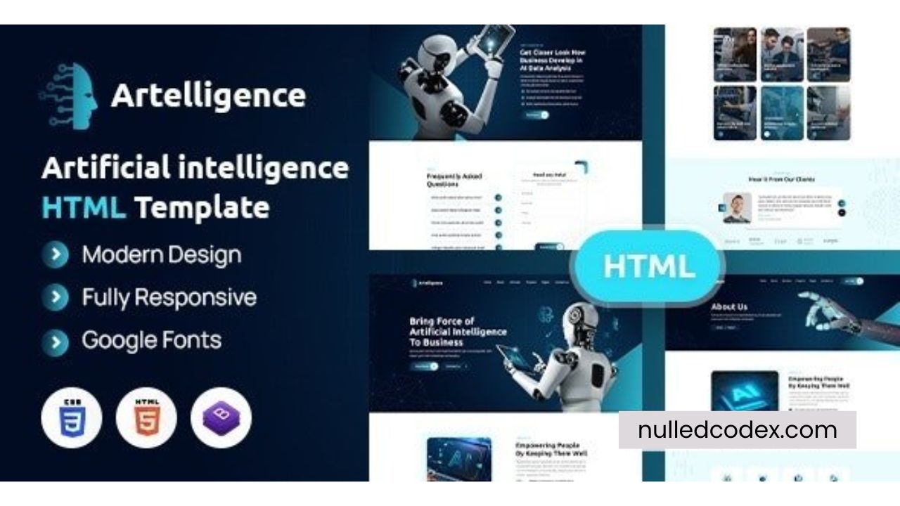 Artelligence - AI & Robotics HTML Template