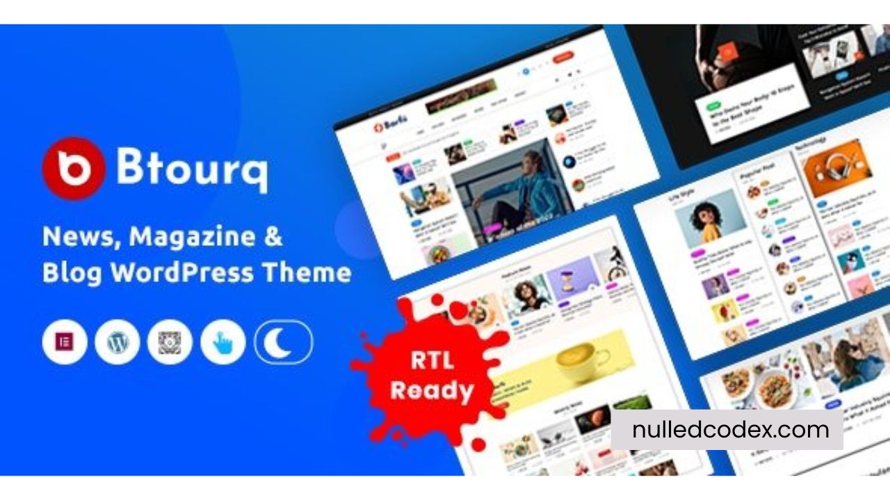 Btourq v1.0.4 - WordPress News Magazine Theme