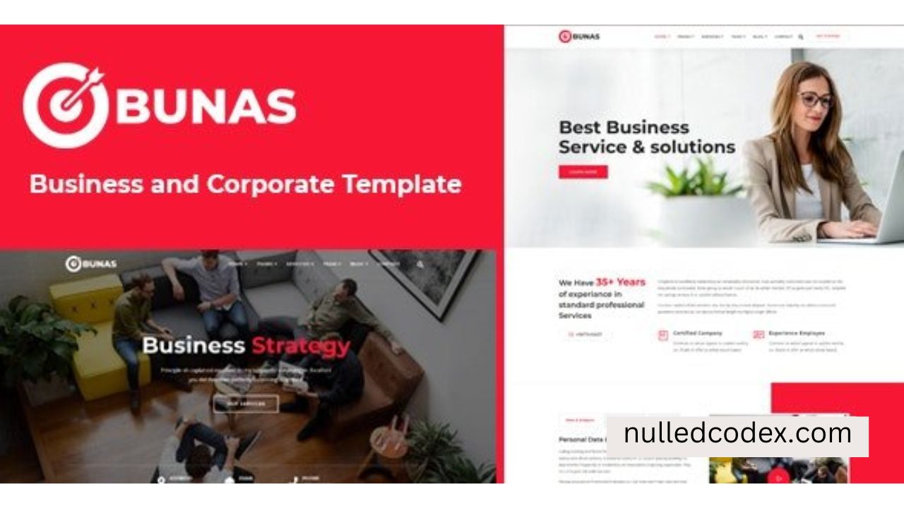 Bunas v2.0 - Multipurpose Business and Corporate Templatev