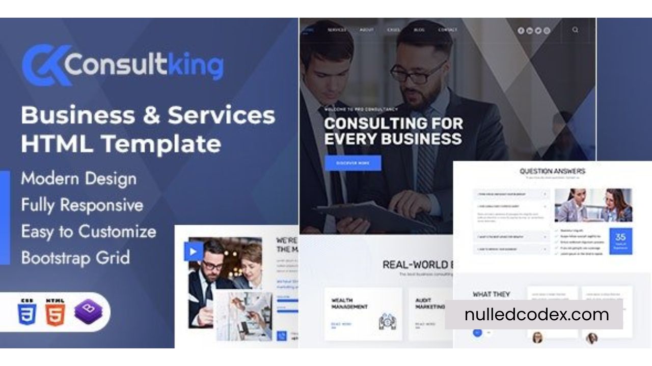 Consultking - Business HTML Template