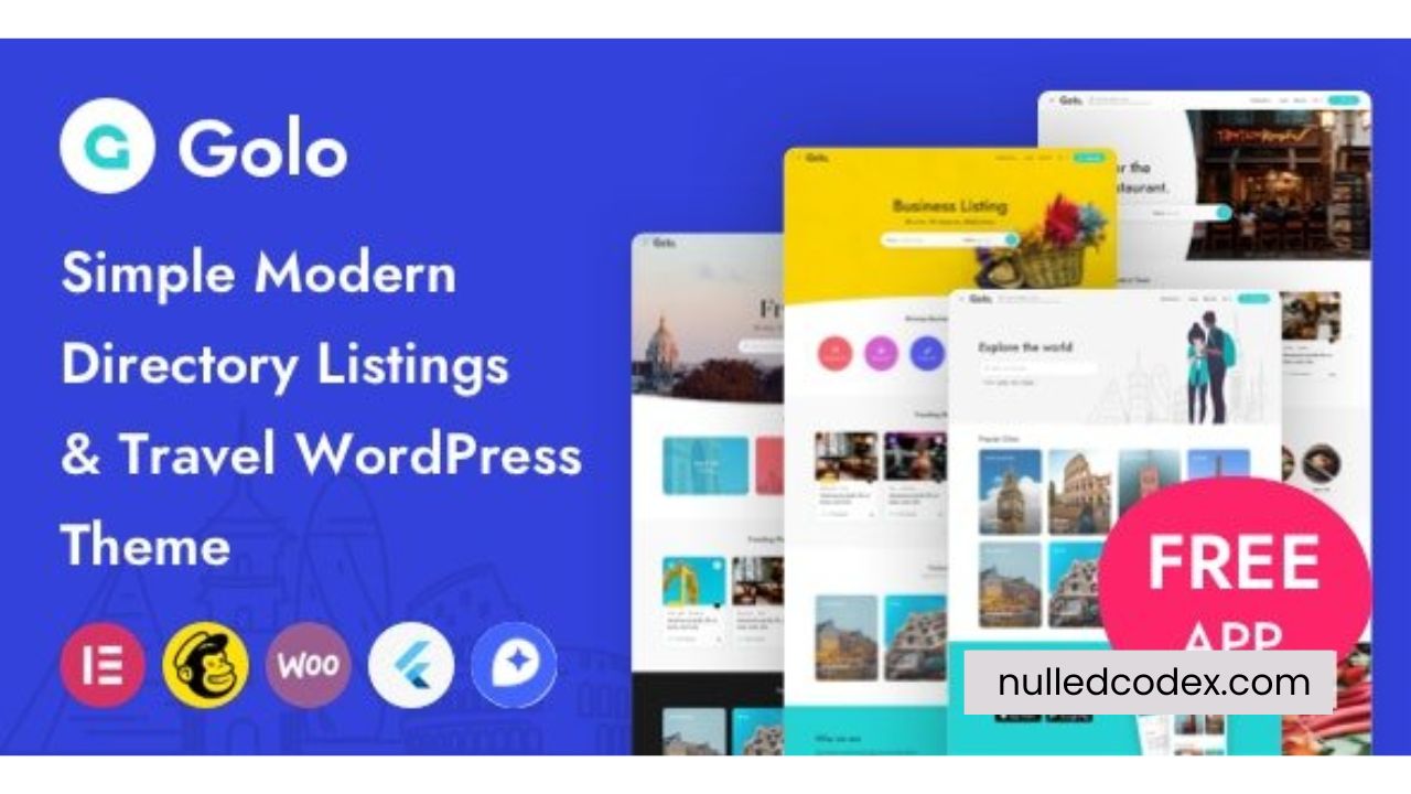 Golo v1.6.5 - Directory & Listing, Travel WordPress Theme