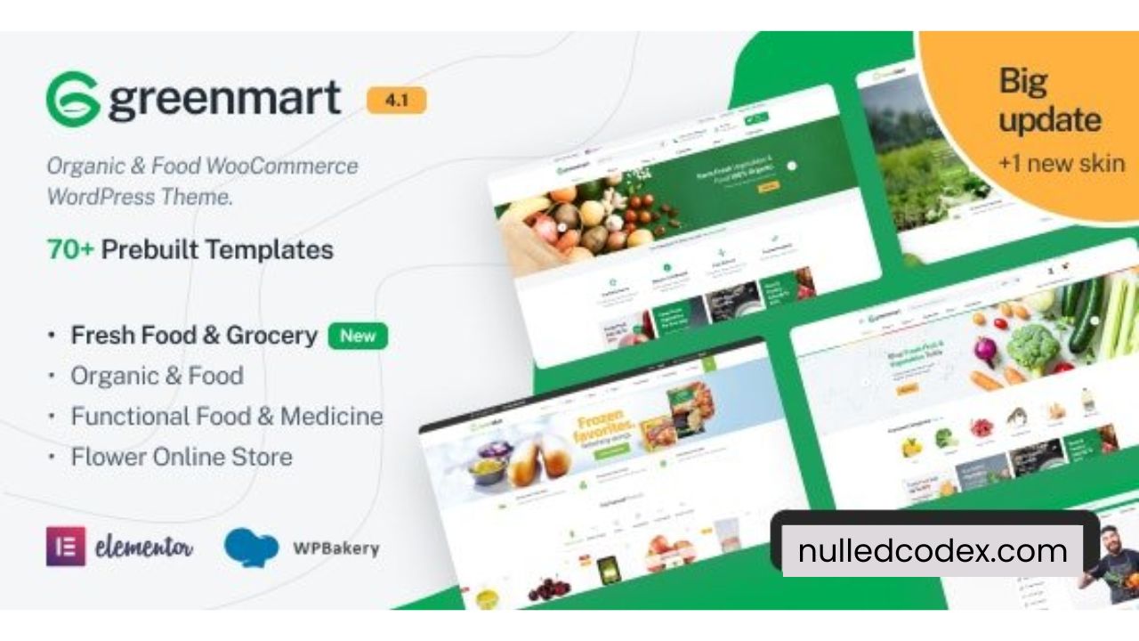 GreenMart v4.1.9 - Organic & Food WooCommerce WordPress Theme