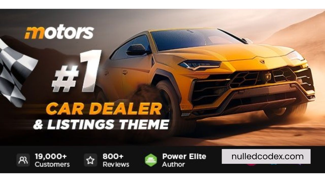 Motors v5.6.5 - Car Dealer, Rental & Listing WordPress theme