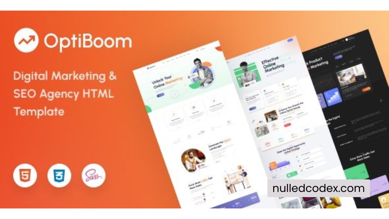 OptiBoom - Digital Marketing & SEO Agency HTML5 Template