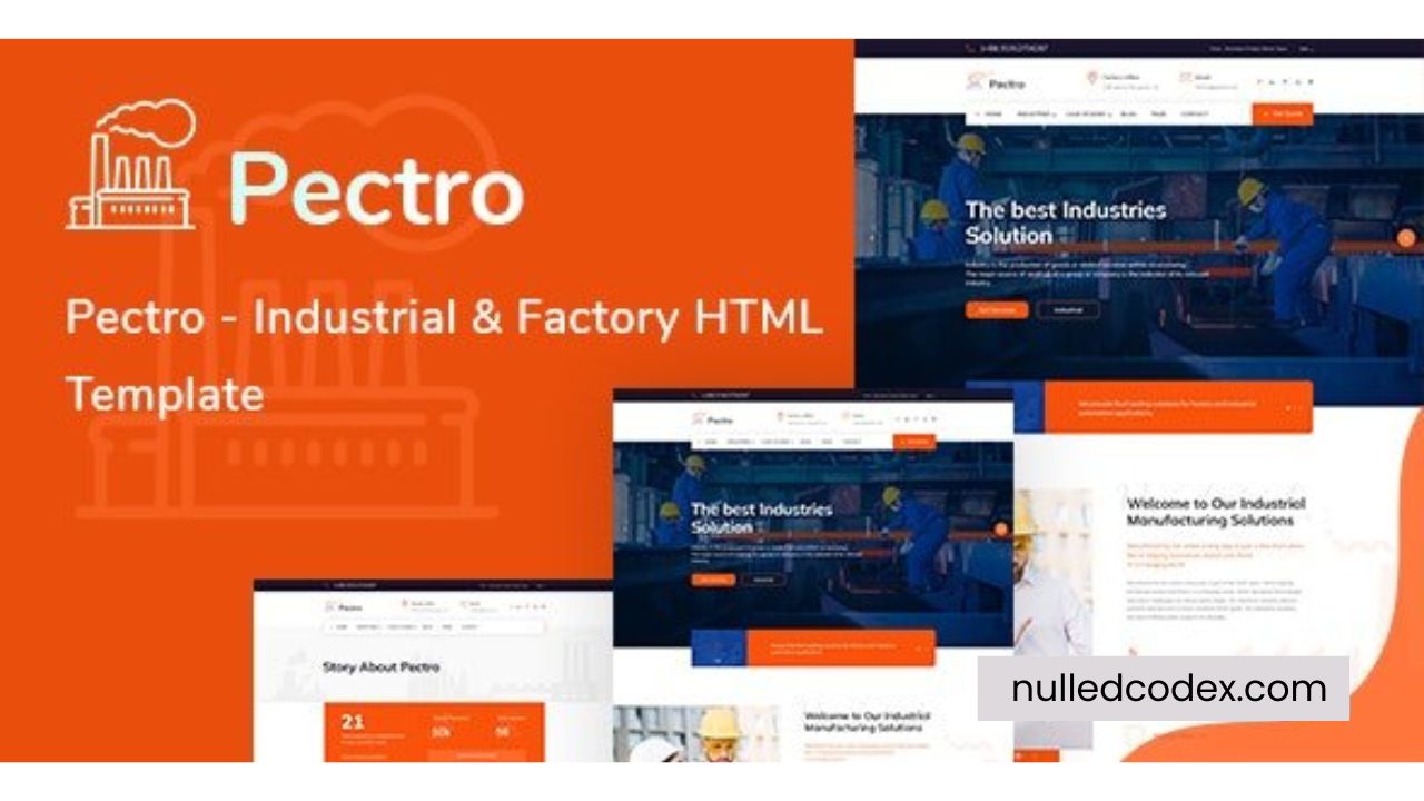 Pectro - Industrial & Factory HTML Template