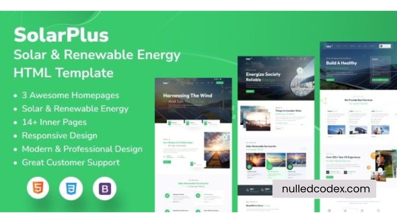 SolarPlus - Solar & Renewable Energy HTML Template