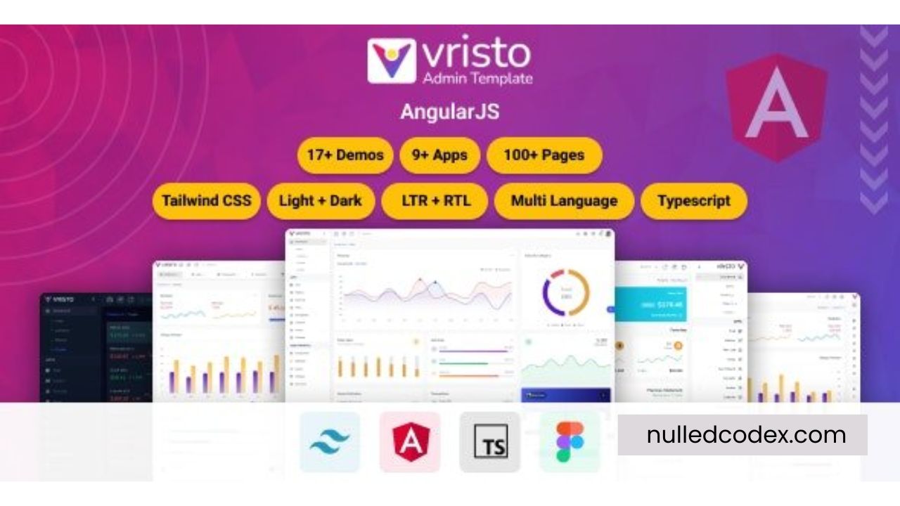 Vristo - Multipurpose Tailwind Angular Admin Template