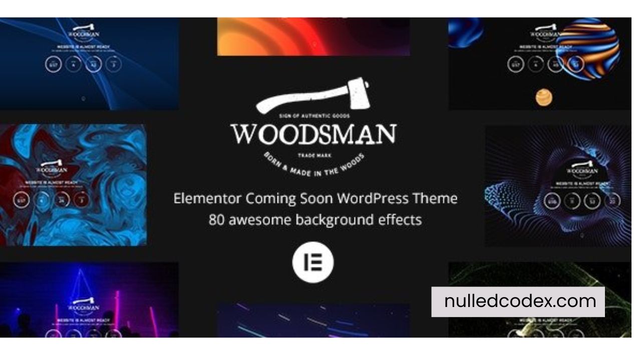 Woodsman v4.0.0 - Elementor Coming Soon WordPress Theme