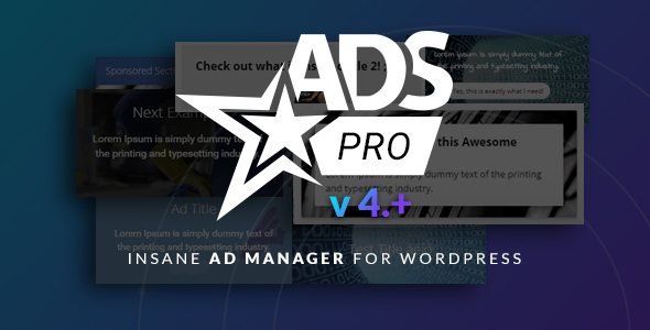 Ads Pro Plugin v4.8 - Multi-Purpose Advertising Manager