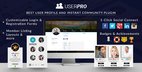 UserPro v5.1.8 - Community and User Profile WordPress Plugin