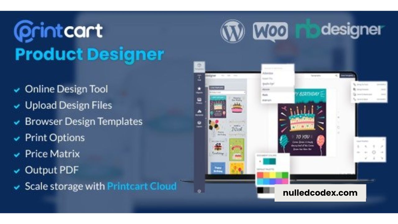 Printcart Product Designer v1.2.2 - WooCommerce WordPress