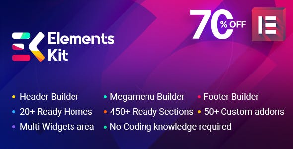 ElementsKit v3.6.0 - The Ultimate Addons for Elementor Page Builder