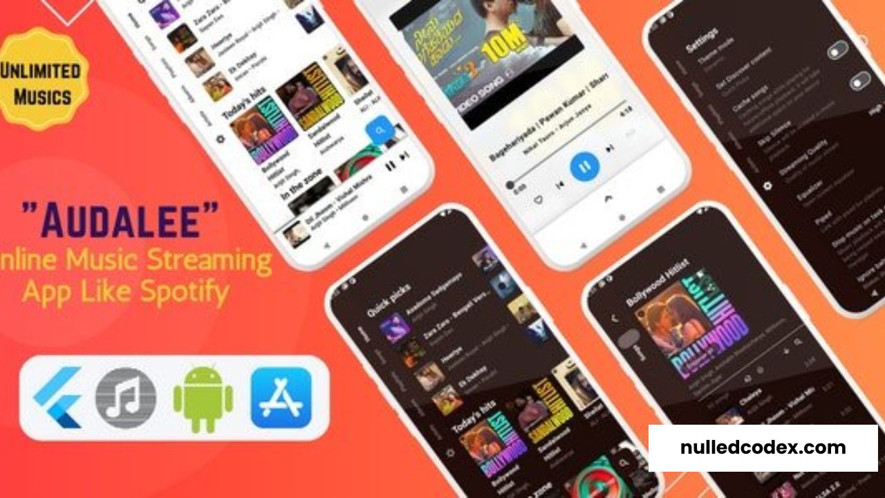 Audalee v1.5 - Unlimited Music Streaming App