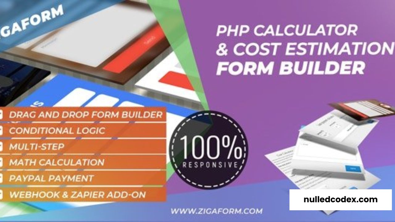 Zigaform v6.0.9 - PHP Calculator & Cost Estimation Form Builder