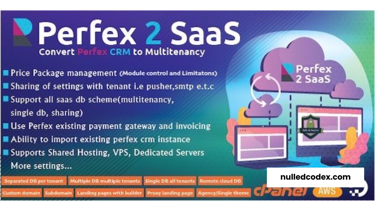 Perfex CRM SaaS Module v0.2.4 - Transform Your Perfex CRM into a Powerful Multi-Tenancy Solution