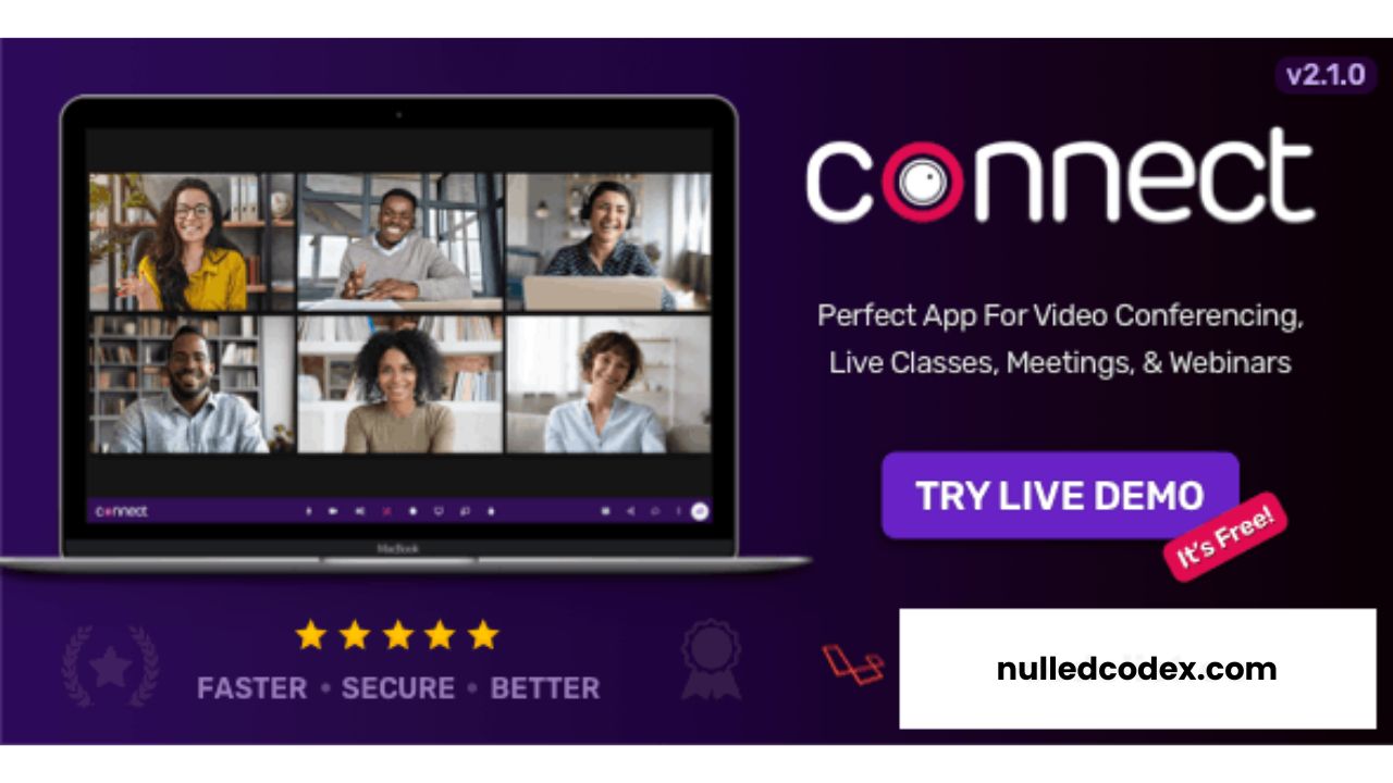 Connect v2.5.0 - Video Conference, Online Meetings, Live Class & Webinar, Whiteboard, Live Chat - nulled