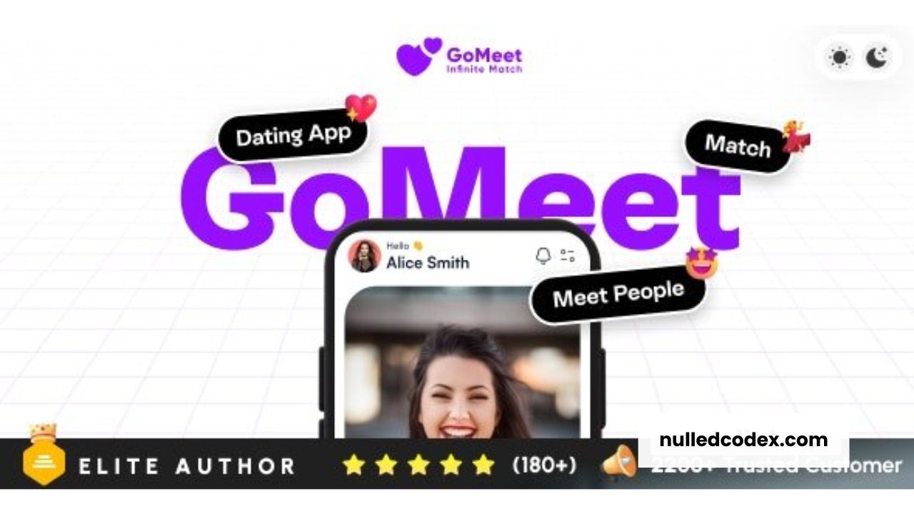 GoMeet v1.1 - Complete Social Dating Mobile App | Online Dating | Match, Chat & Video Dating