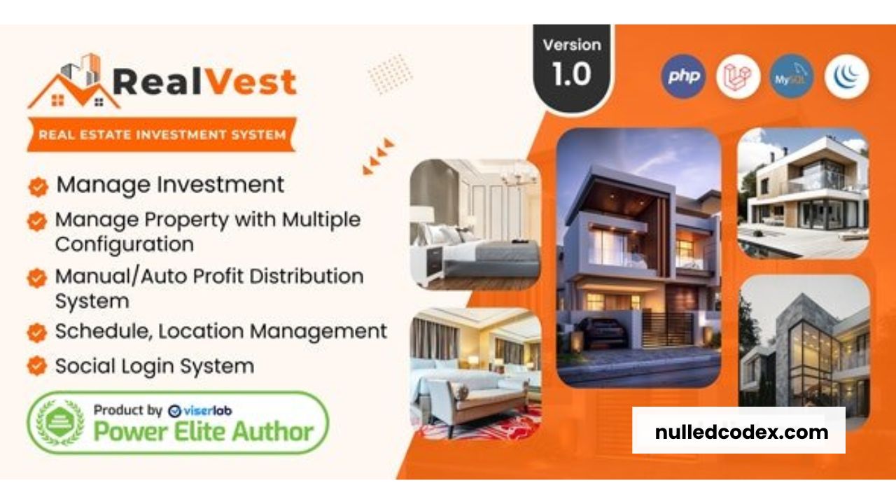 RealVest v1.0 - Real Estate Investment System - nulled