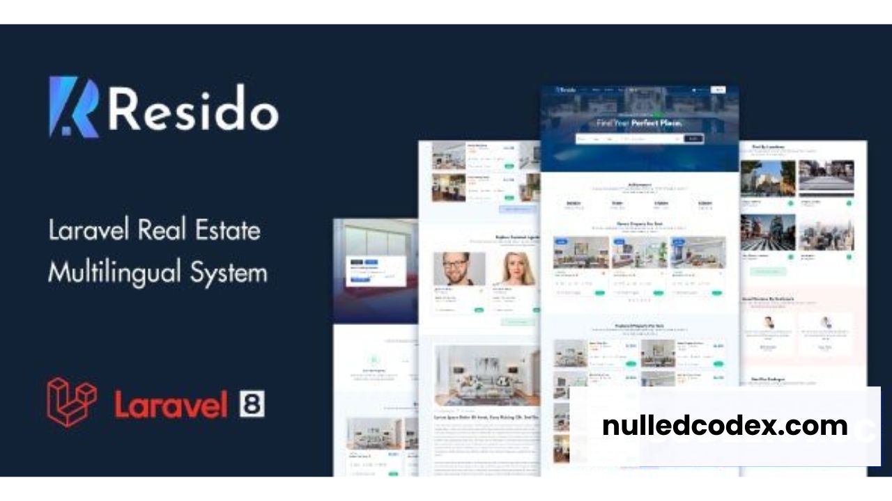 Resido v3.3.1 - Laravel Real Estate Multilingual System - nulled