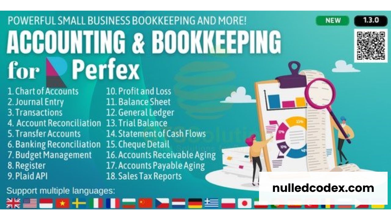 Accounting and Bookkeeping module for Perfex CRM v1.3.0