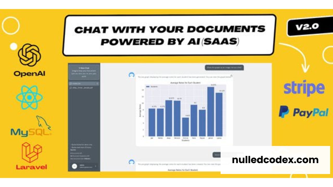 ChatPDF v2.0.1 - Chat with your Documents using AI SAAS - nulled