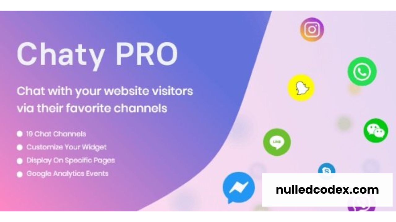 Chaty Pro v3.2.5 – Floating Chat Widget, Contact Icons, Messages, Telegram, Email, SMS, Call Button