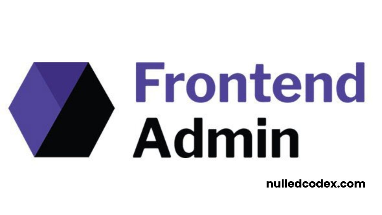 Frontend Admin Pro v3.21.0