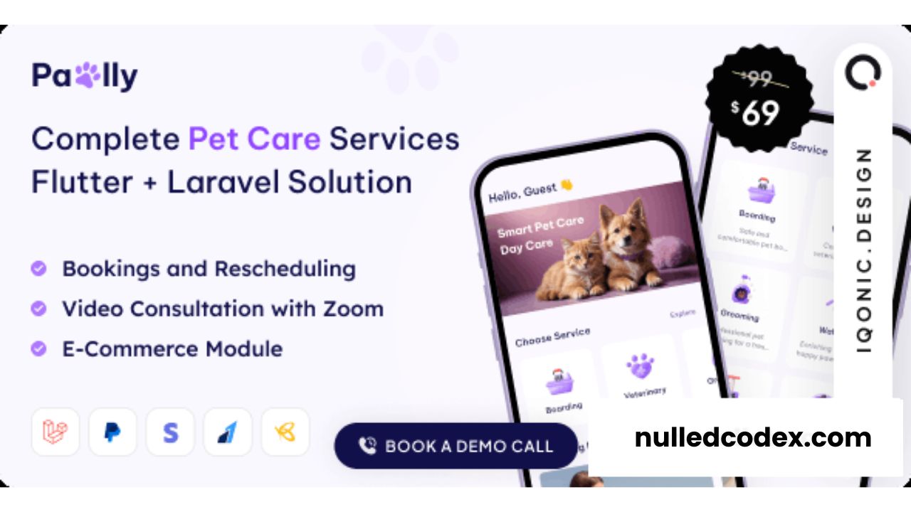 Pawlly v2.0 - All-in-one Pet Care Solution in Flutter + Laravel with ChatGPT