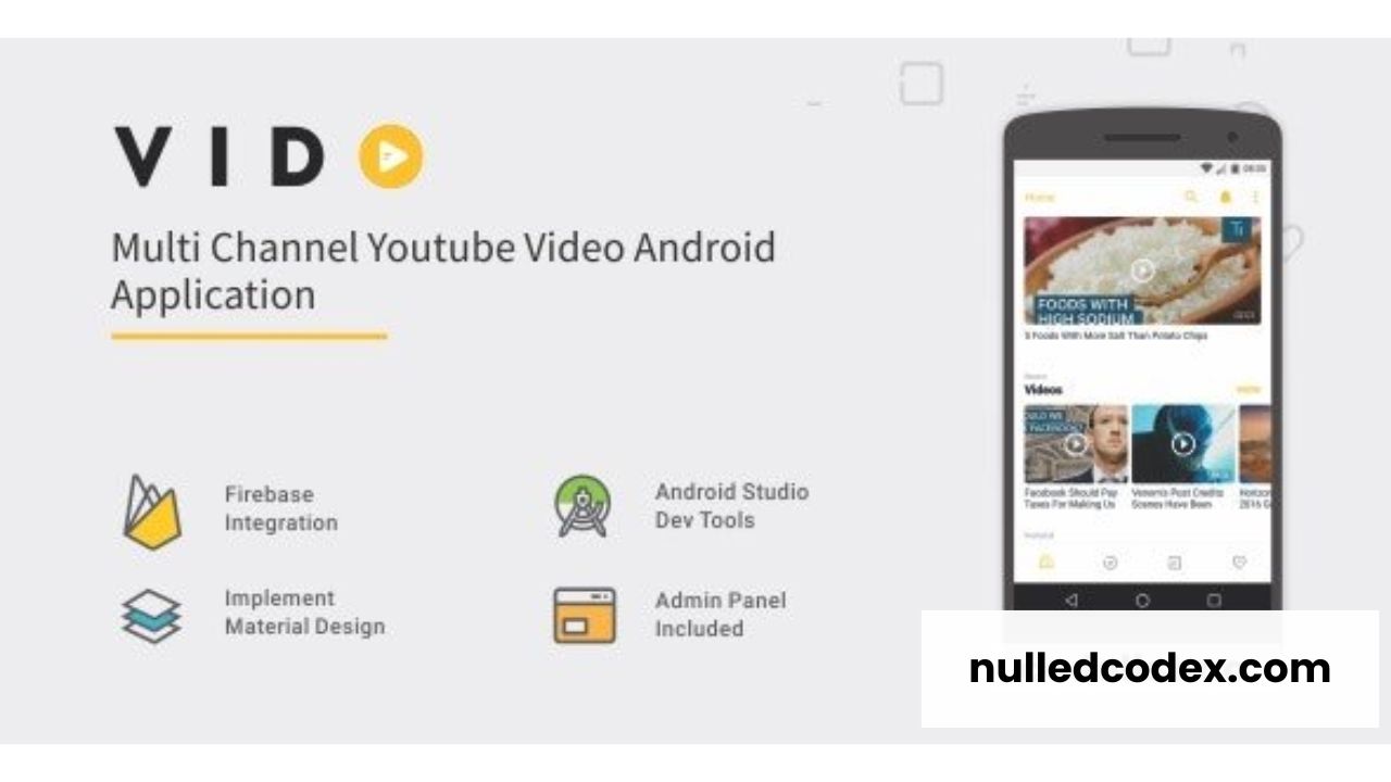 Vido v2.2 - Android Youtube Multi Channel